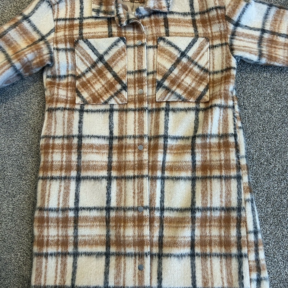 Abercrombie & Fitch Plaid Coat